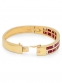 Gold TDW Diamond and Ruby Bracelet