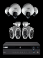 HD home security system featuring night vision 