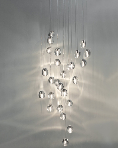 Mizu 26 Light Cascade Pendant 